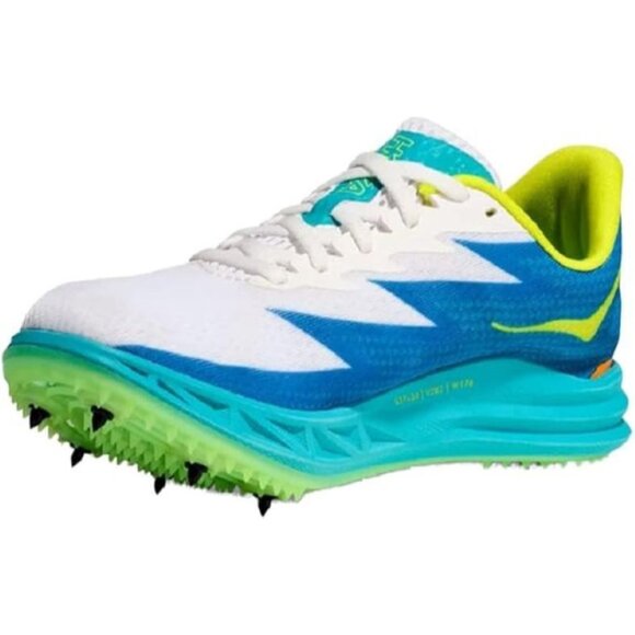 Hoka One One Crescendo MD Running Spikes Unisex M13 W14.5 Ceramic Diva Blue NWB - Picture 1 of 5